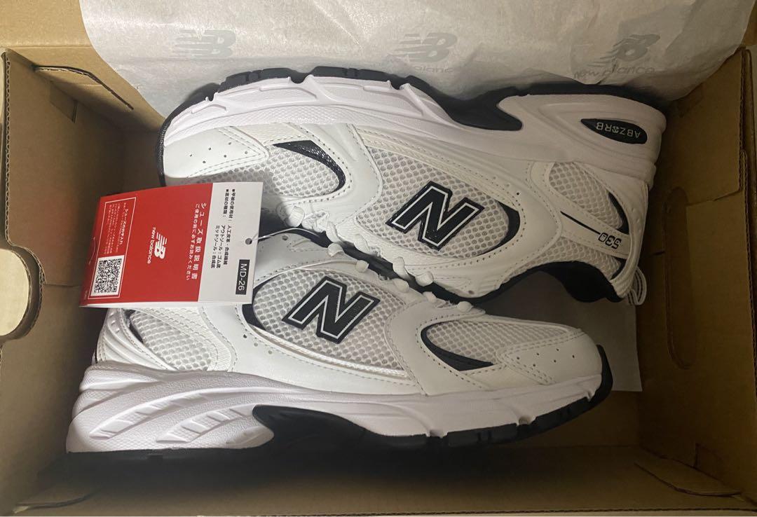 ニューバランス MR530EWB 新品 ブラック ホワイト 23.5