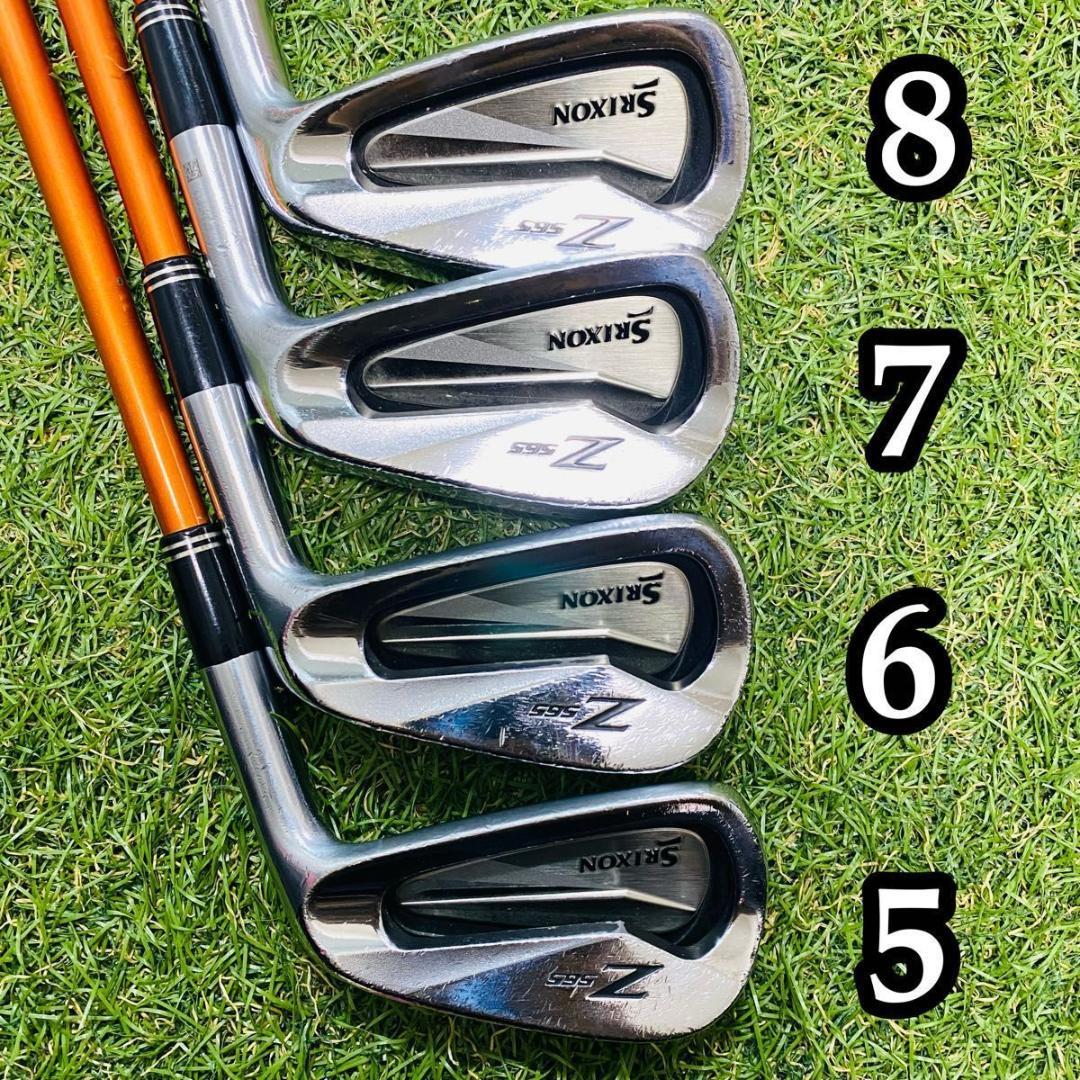 アイアンセット8本　SRIXON スリクソン　Z565 S 良品】豪華8本 スリクソン Z565 メンズアイアンセット カーボン