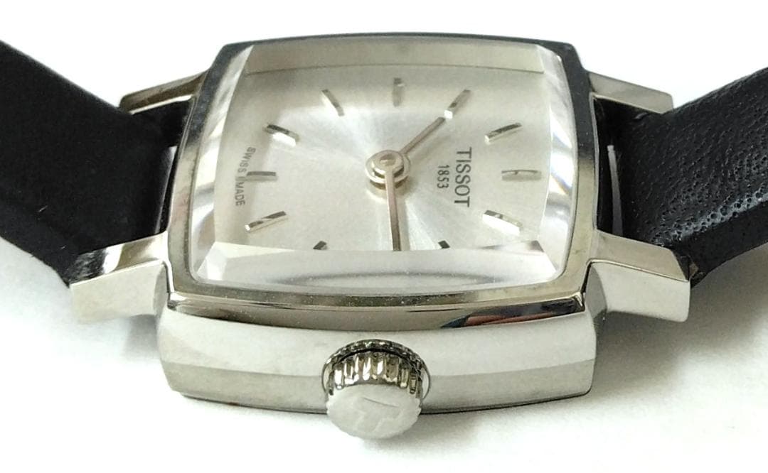 ティソ 腕時計 ラブリースクエア レディース クォーツ 中古美品！(66075)