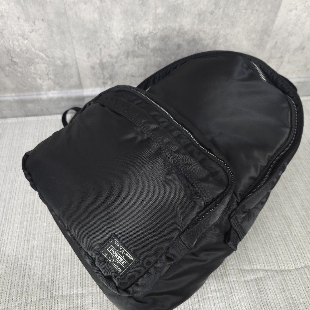 未使用　保管品　ポーター　PORTER　タンカー　リュック　バッグパック　黒