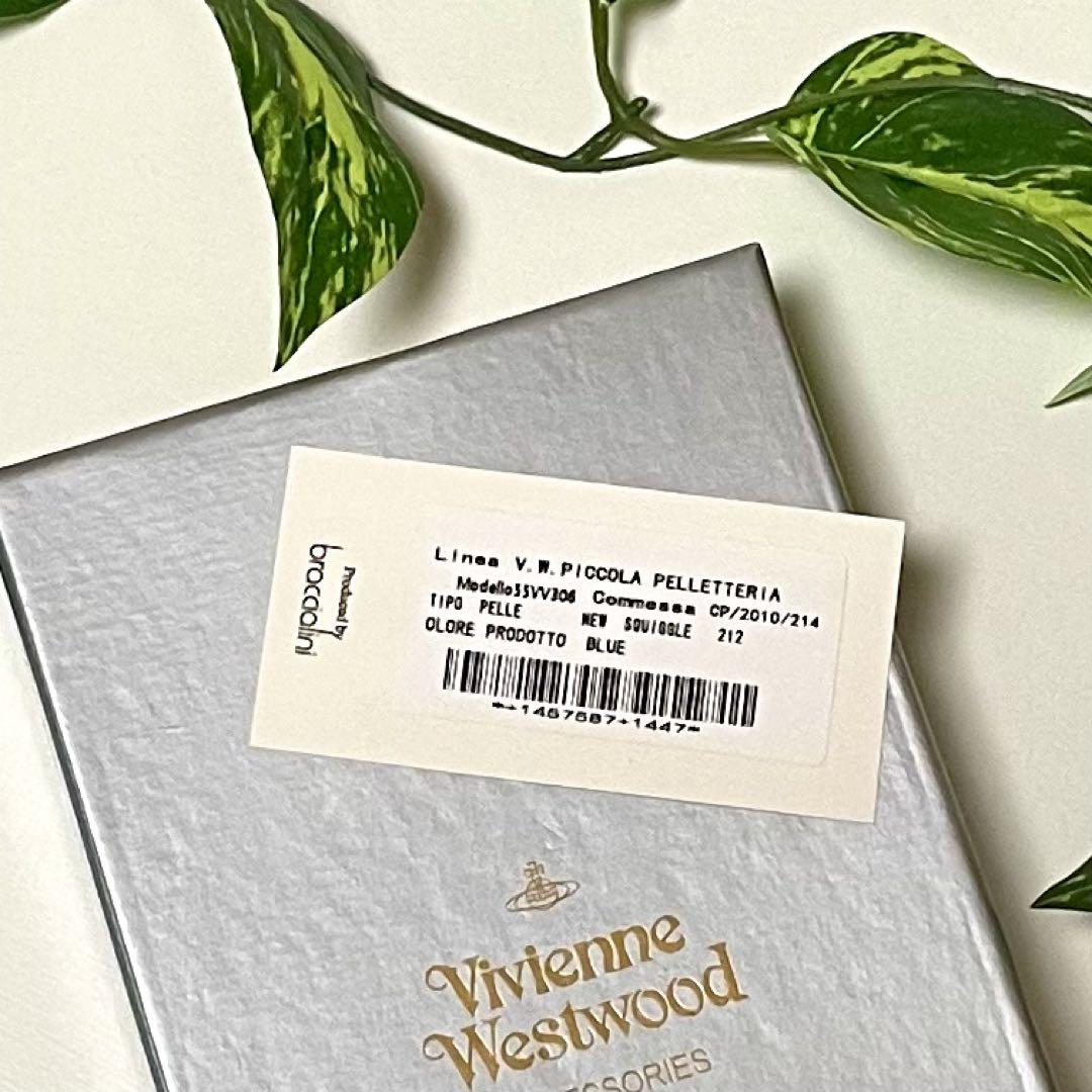 新品　Vivienne Westwood 55vv306 長財布ブルー