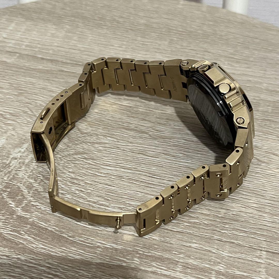 美品早い物勝ち！G-SHOCK GMW-B5000GD-9JF ゴールド　付属品