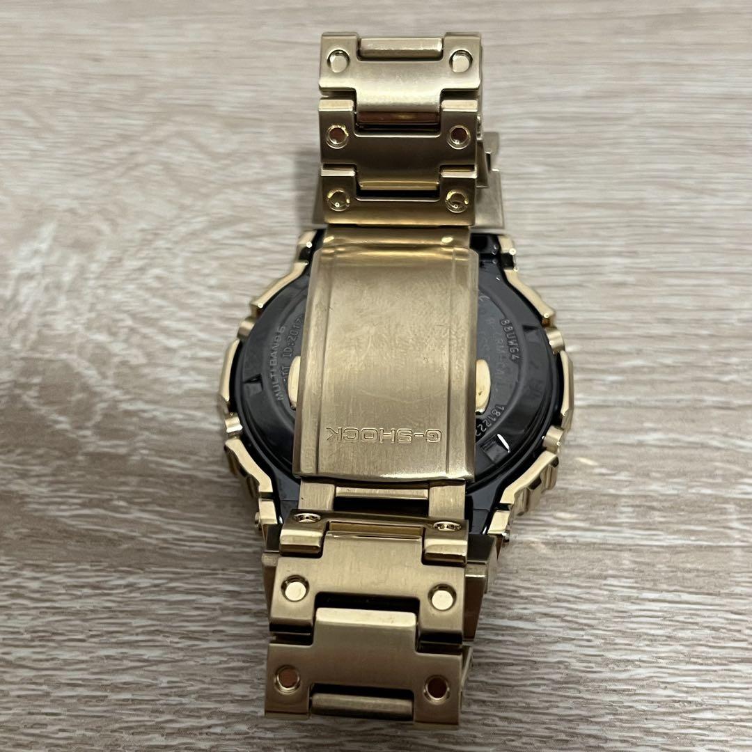 美品早い物勝ち！G-SHOCK GMW-B5000GD-9JF ゴールド　付属品
