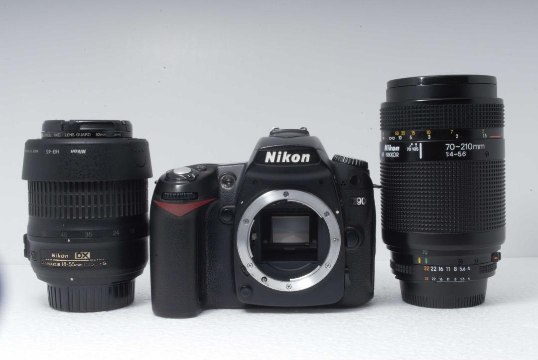 ❄️望遠レンズ★簡単操作★Nikon D90★ダブルレンズ★一眼レフカメラ