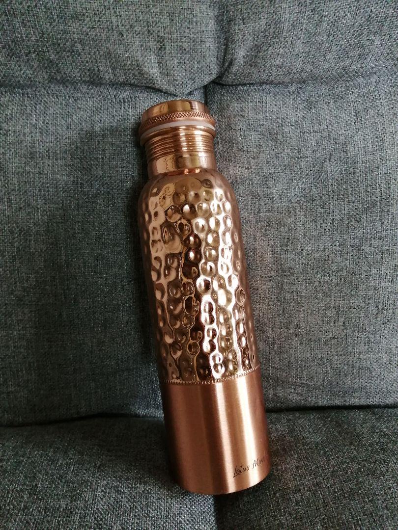 Lotus Mind 銅製ウォーターボトル 900ml x 2 Amazon | Lotus Mind ロータスマインド 銅製 水筒 ウォーター