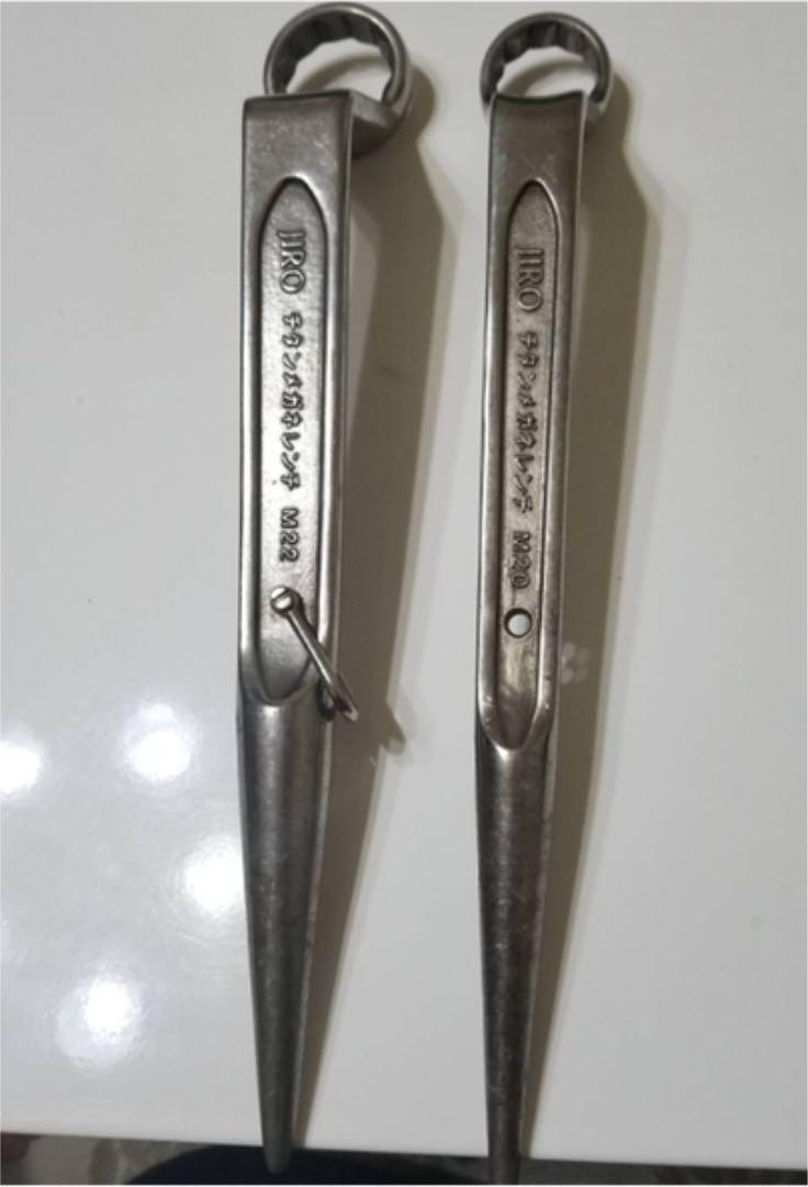 が大特価! チタンメガネレンチ M22 JIRO - 工具/メンテナンス
