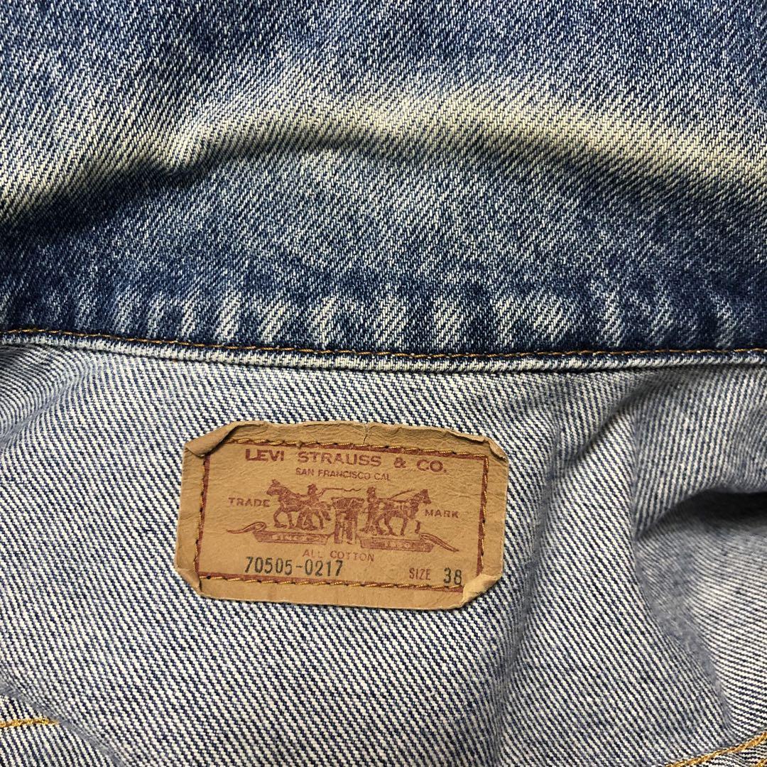 リーバイス デニムジャケット 70505 38 70s USA製 Levi'sリーバイス 70505 デニムジャケット 38