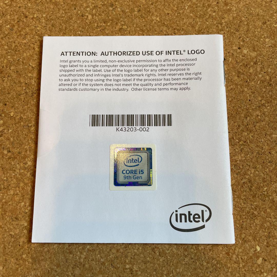格安得価 intel core i5 9400F 0Tc9x-m93542881892 大人気人気