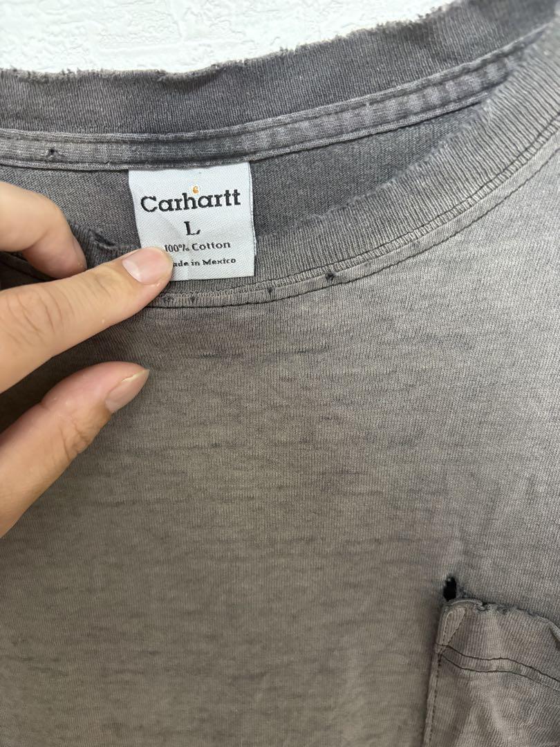 Carhartt“鬼フェード“ grange”boro t-shirt - メルカリ