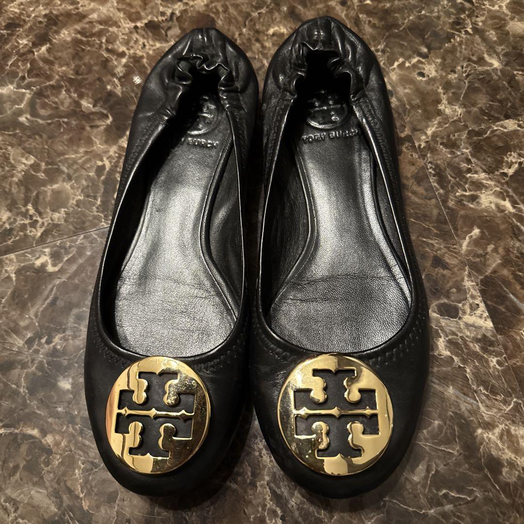 Tory Burch ブラック フラットシューズ Tory Burch ブラック フラットシューズ