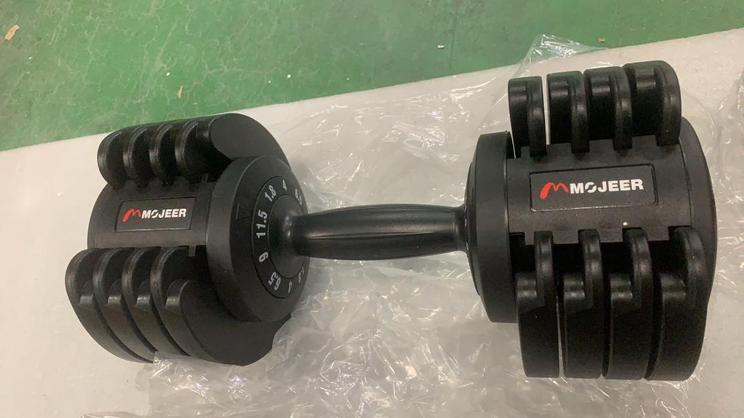 MOJEER ダンベル 可変式 11.5kg 2個セット 5段階調節 - メルカリ