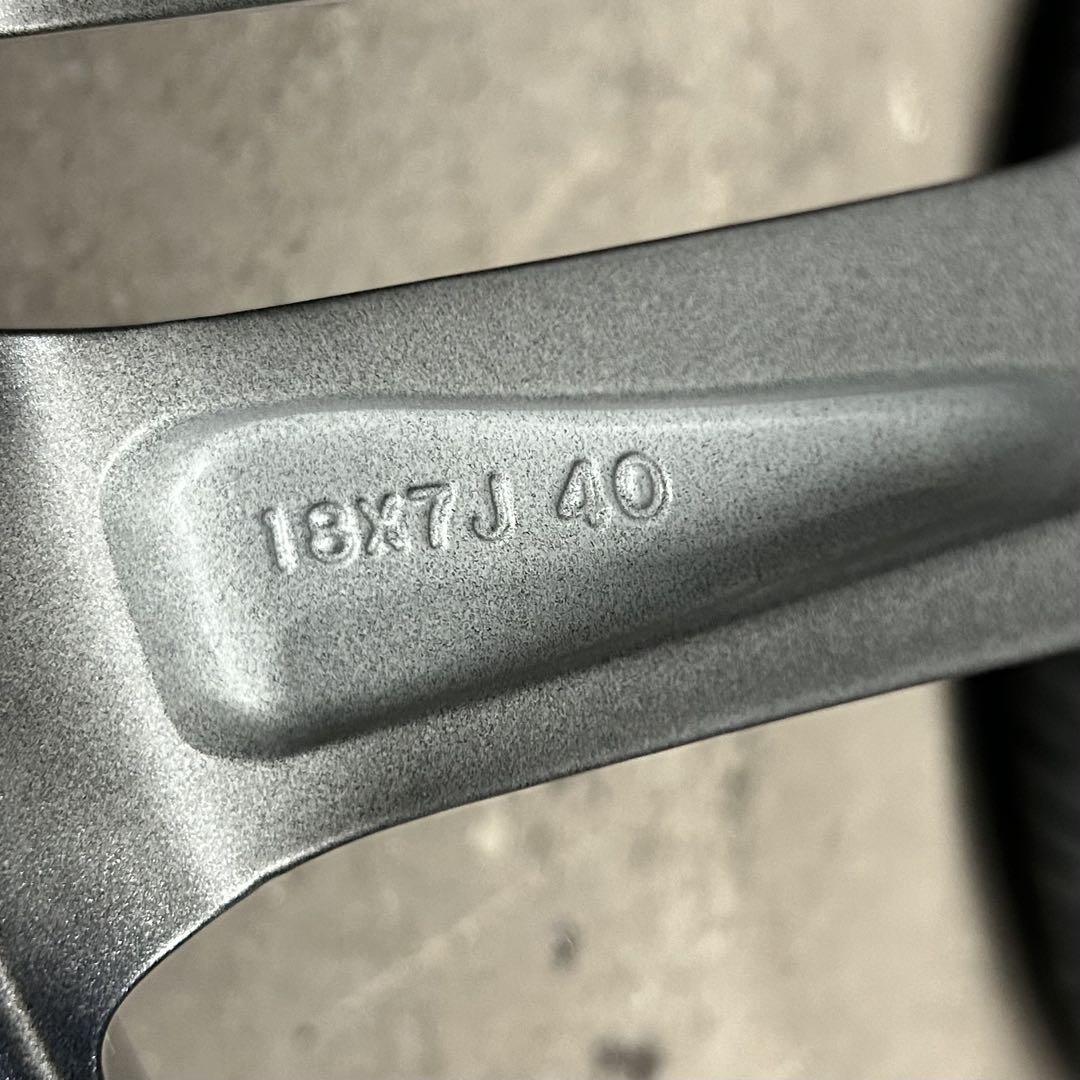 【新車外し】新型 40系アルファード 純正ア ルミホイールタイヤセット