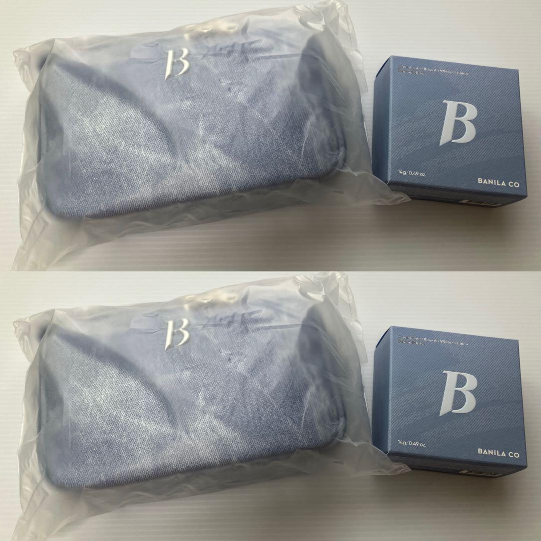 新品 バニラコ 19ライト クッションファンデ デニム ポーチ 2セット