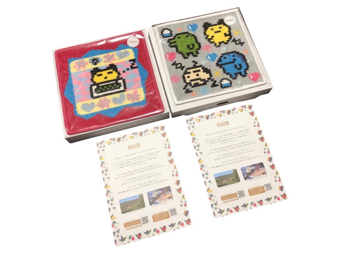 FEILER フェイラー たまごっちタオルハンカチ2枚セット