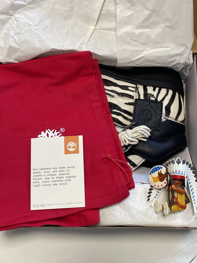靴 Supreme Timberland Field Boot Zebra