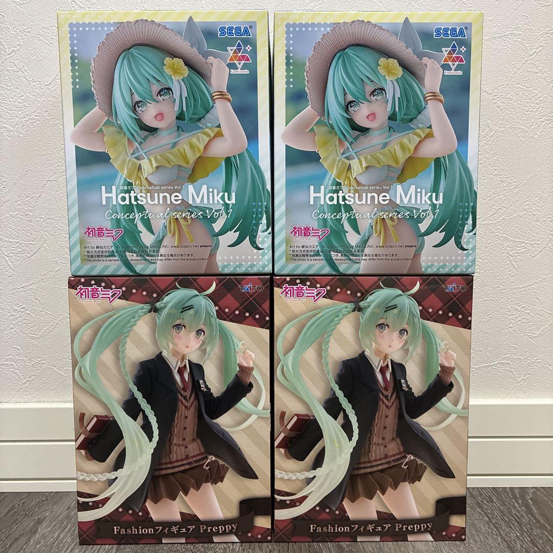 【新品】初音ミク✧Luminasta 4種セット 初音ミク】4体セットLuminasta＆Fashionフィギュア - メルカリ