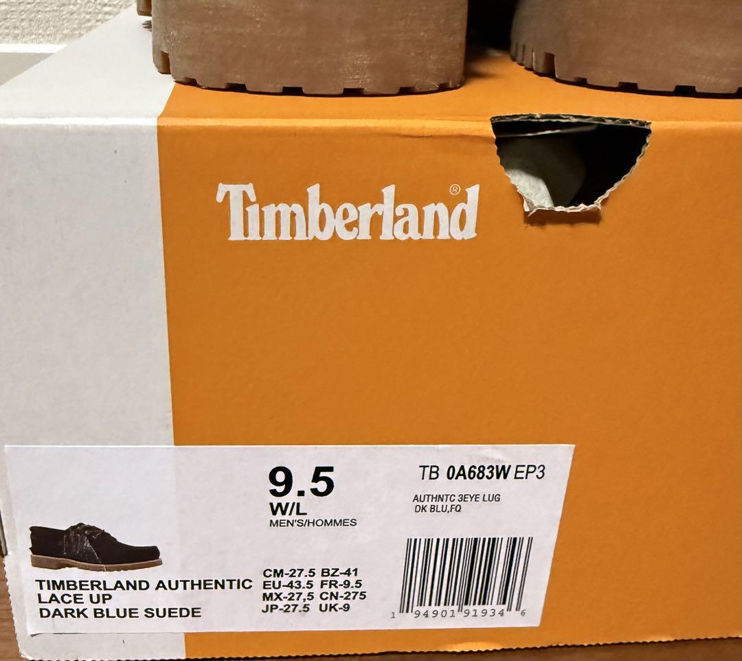 靴 Timberland 3 EYE CLASSIC LUG DARK BLUE