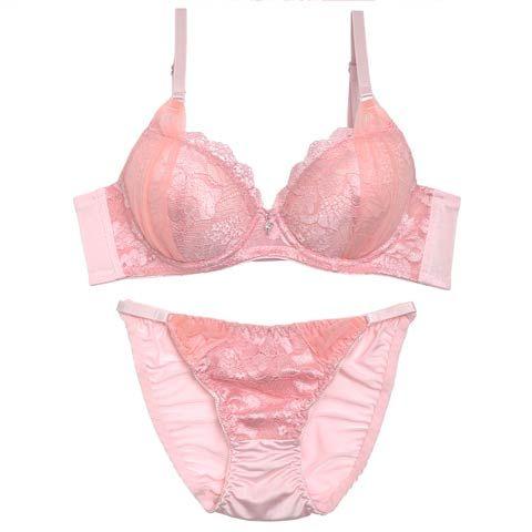 脇高総レース カシュクールデザイン ノンワイヤーブラジャー