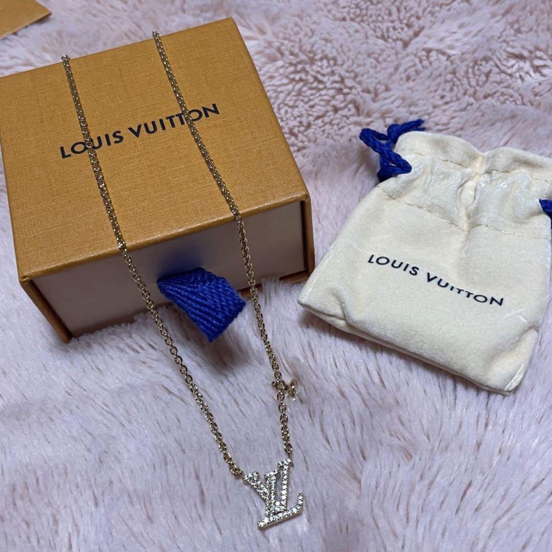 ルイヴィトン ヴィトンネックレス コリエ・LV アイコニック 箱