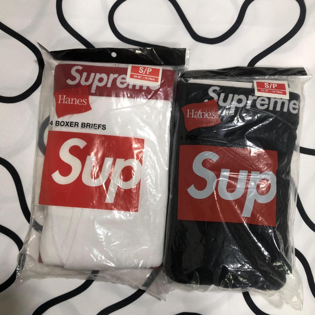 Supreme Hanes Boxer Briefs 2枚パック ボクサーパンツ グレー