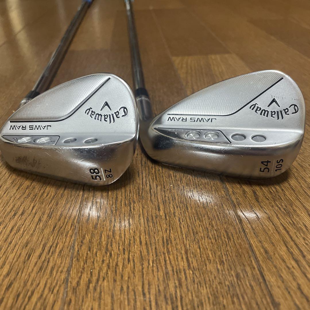 新入荷 JAWS RAWウェッジ 54度58度ノーメッキ クラブ