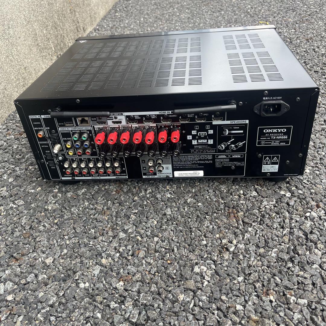 美品　ONKYOTX-NR686 AVレシーバー 7.2ch/ハイレゾ対応