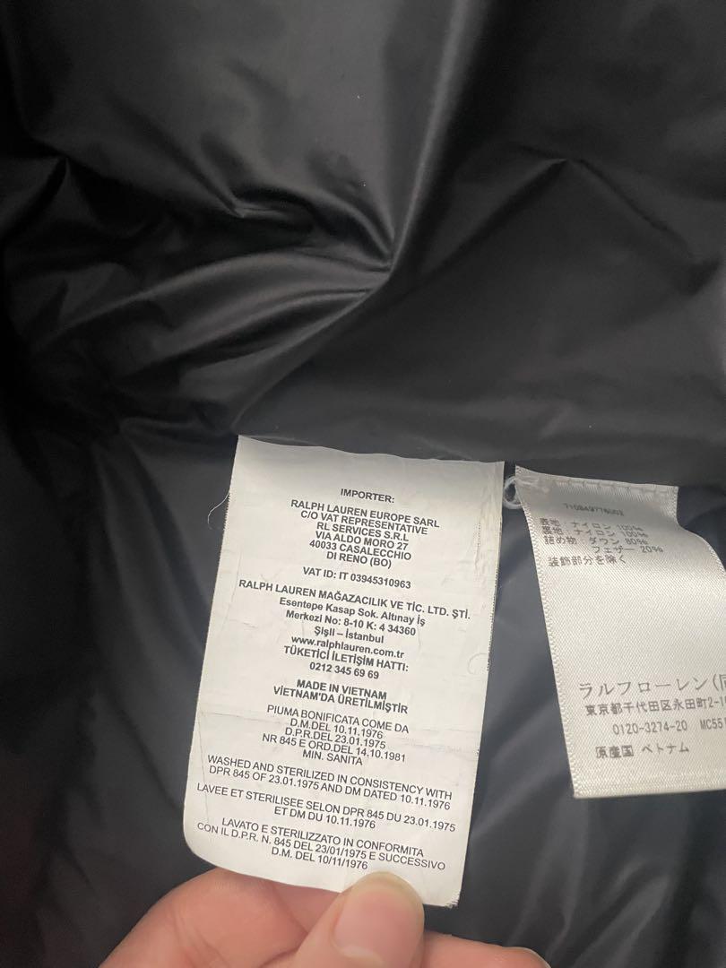 ジャケット・アウター POLO RALPH LAUREN GLOSSED DOWN JACKET