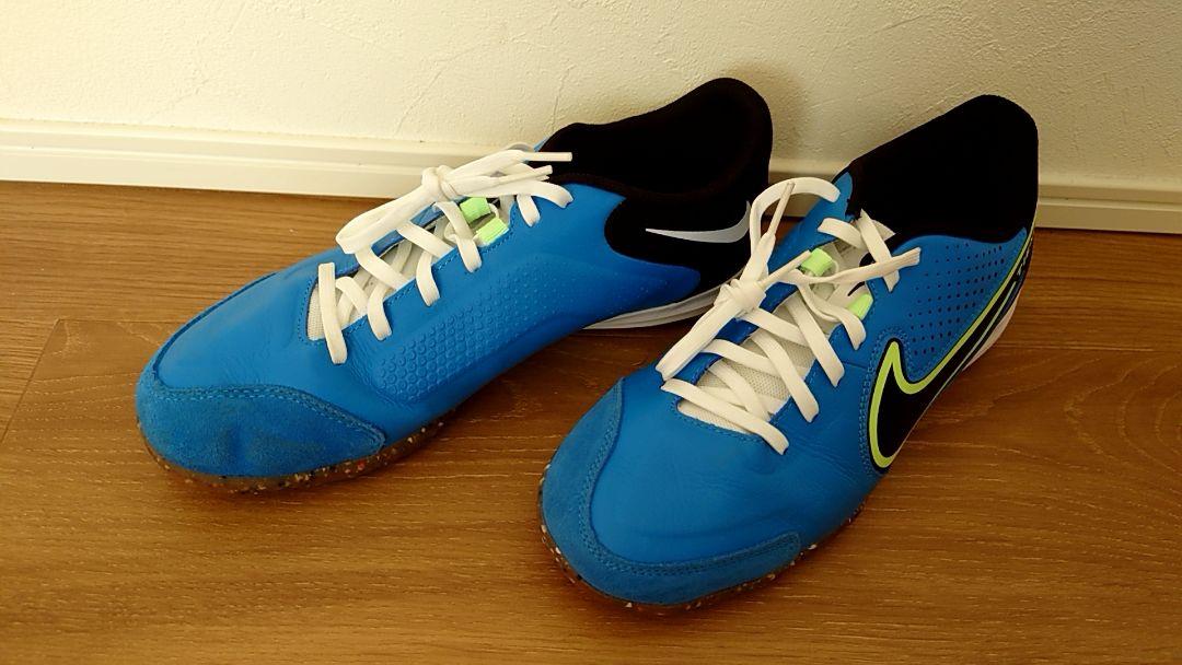 Nike Tiempo フットサルシューズ 青/黒　26.5cm