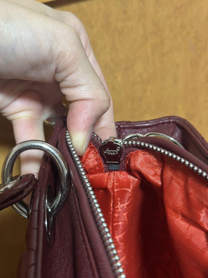 LADY DIOR handbag ディオールハンドバッグ本革ボールド 画像9