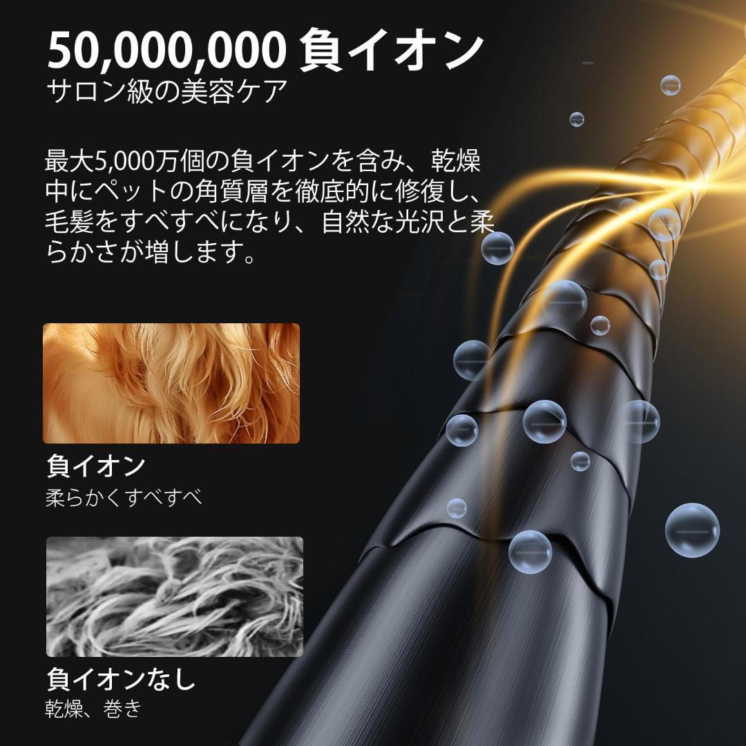 【ハイパワー風力で速乾】犬用ドライヤー petaboo ペットドライヤー