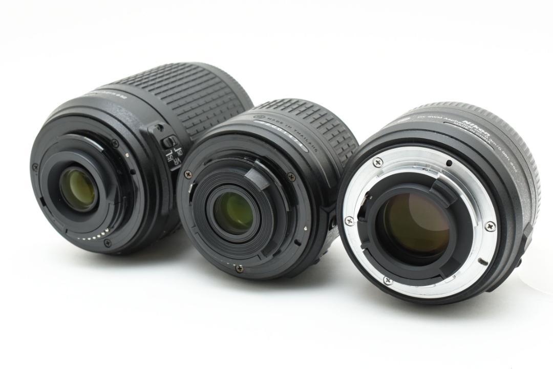 Nikon D5300⭐️ニコン⭐️標準+望遠+単焦点レンズセット⭐️初心者にも