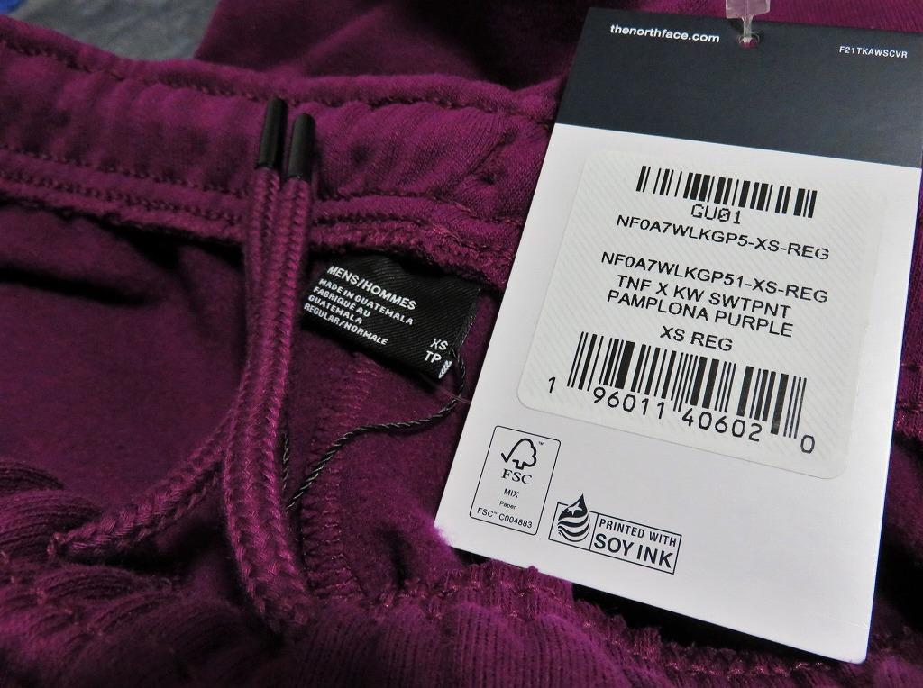 新品 THE NORTH FACE XX KAWS スウェット パンツ XS - メルカリ