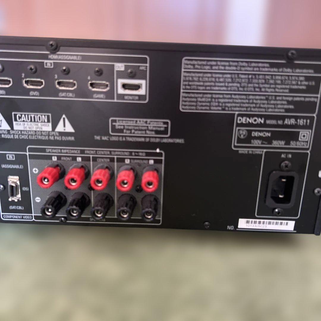 DENON AVR-1611 アンプ - メルカリ
