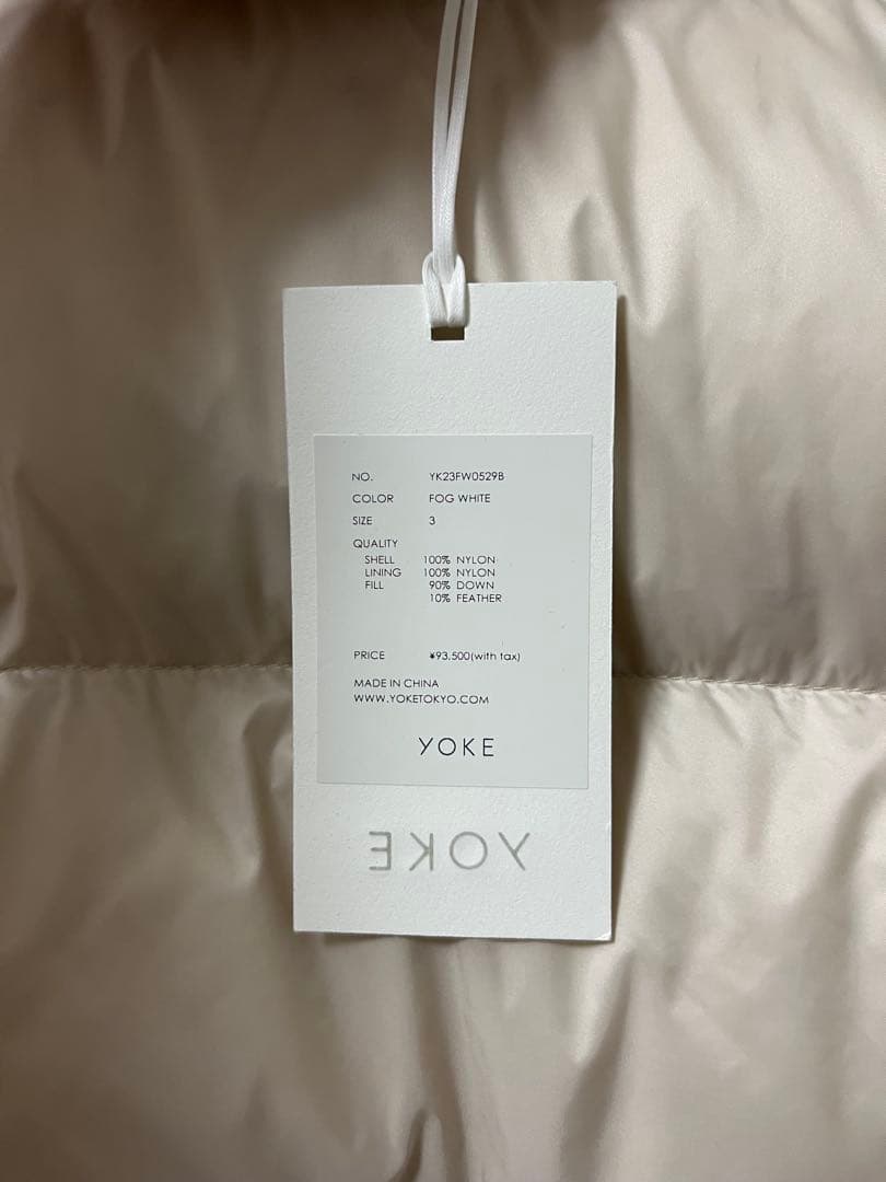 9/3まで YOKE MULTI DETACHABLE DOWN JACKET