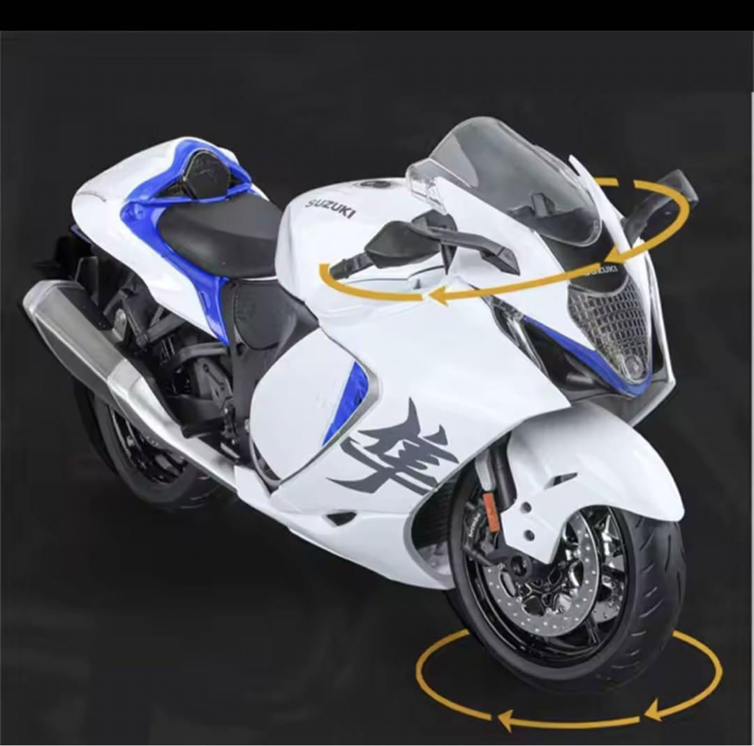 SUZUKI 隼 ハヤブサ 1/9スケールミニカー　合金モデル