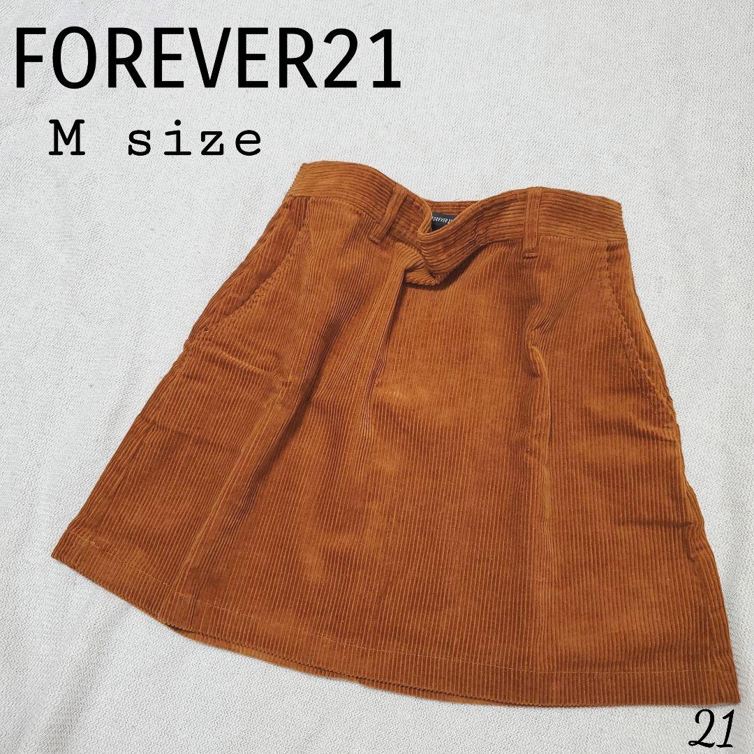 Forever21フォーエバー21コーデュロイ台形ミニスカート レディース 21 メルカリ
