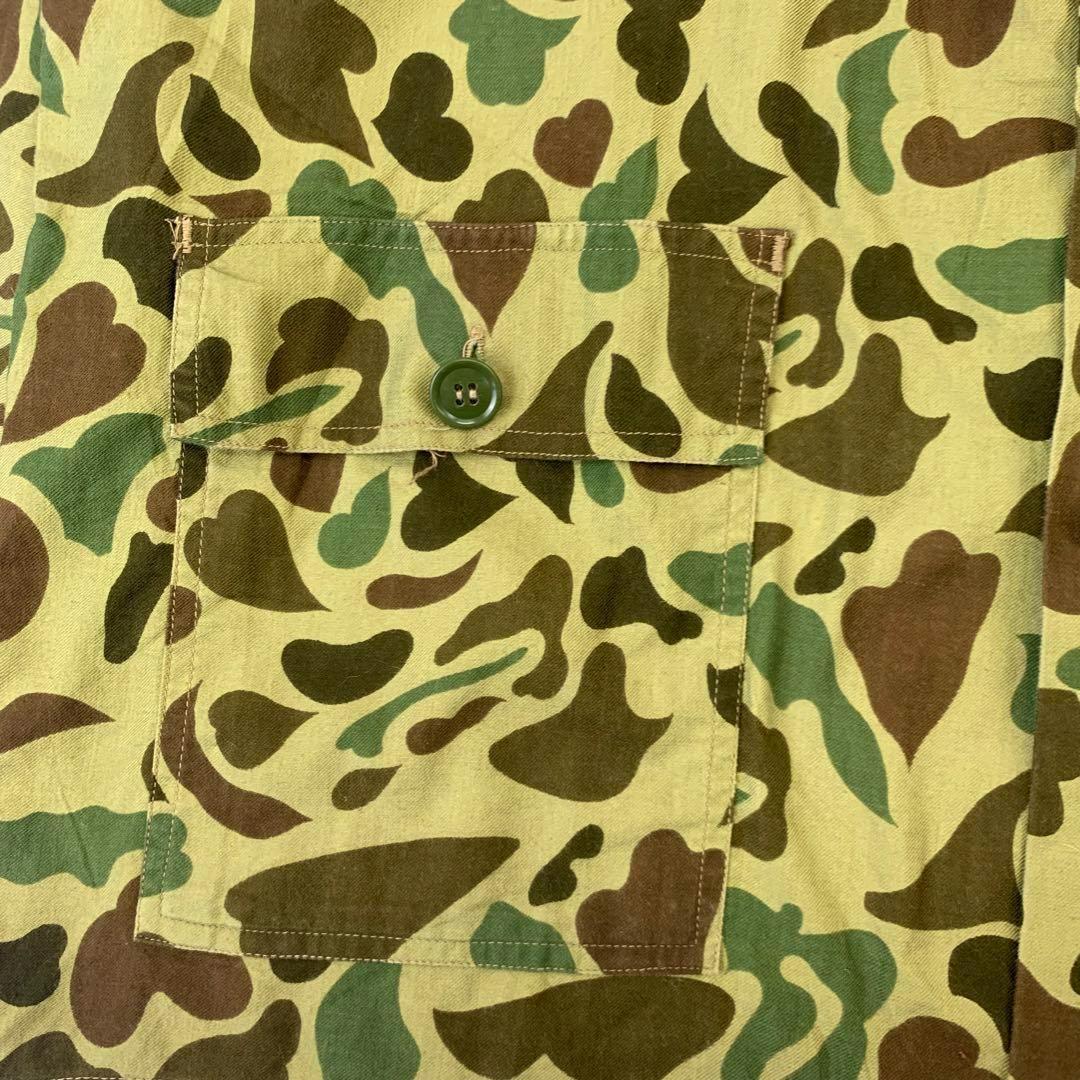 70sCALIBERダックハンターカモハンティングシャツジャケット迷彩カモフラ