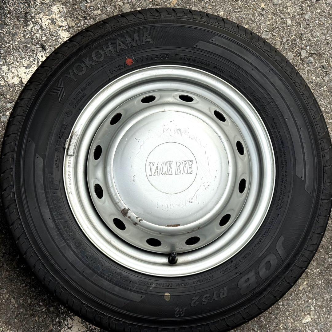 【23年製　未走行】145/80R12 貨物用タイヤ　４本セット
