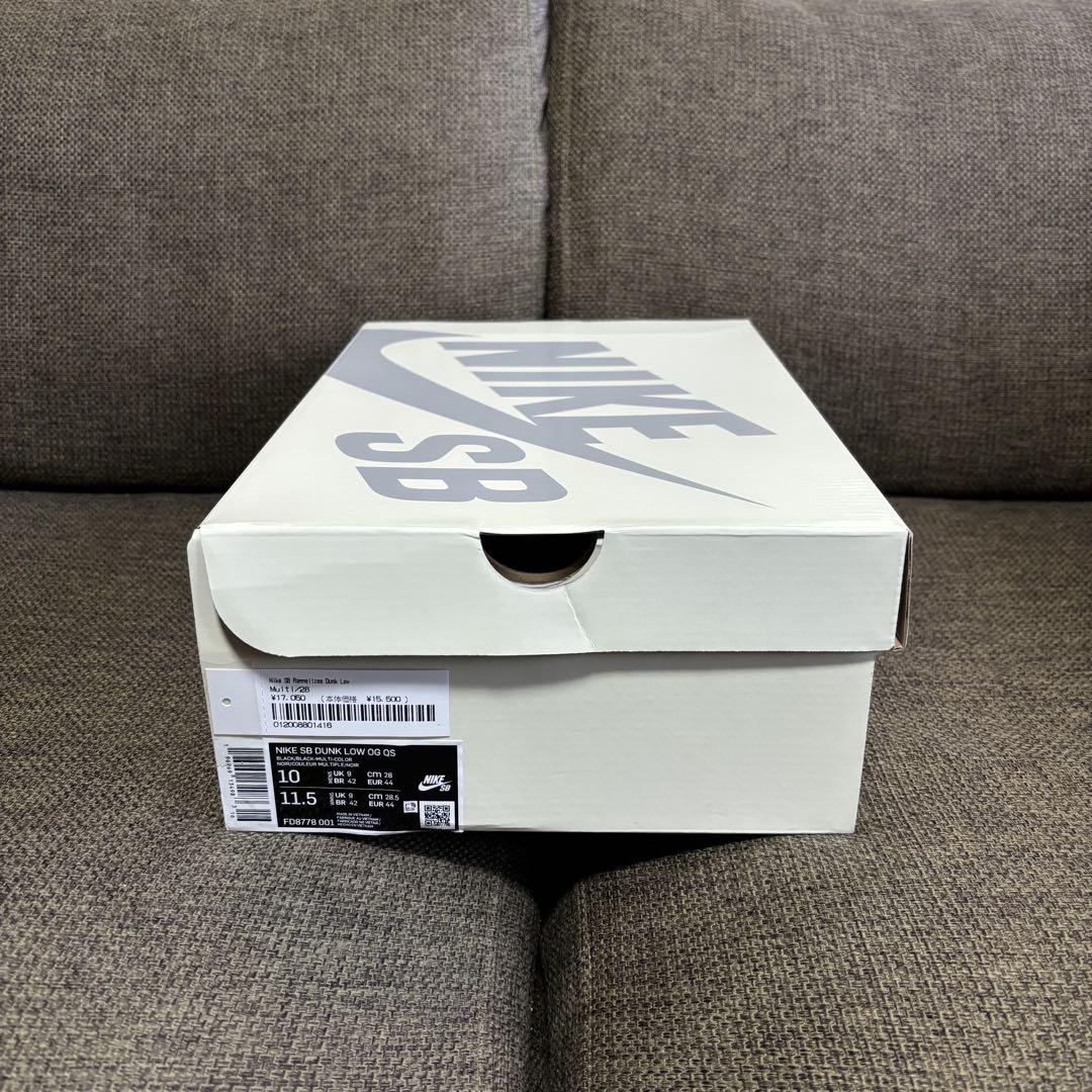 新品未使用 Nike Dunk Low SB Rammellzee 28cm
