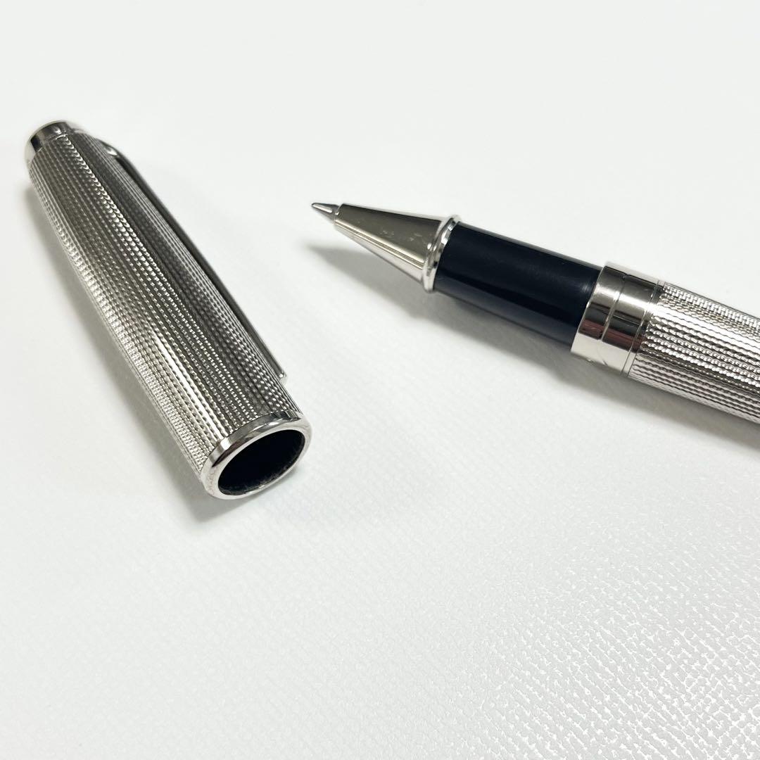 S.T.Dupont Olympio オランピオ キャップ式ボールペン シルバー