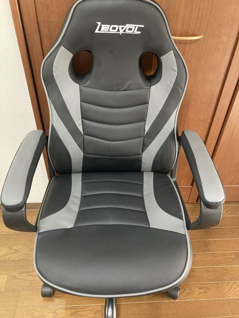 エルゴノミックゲーミングチェア 黒白