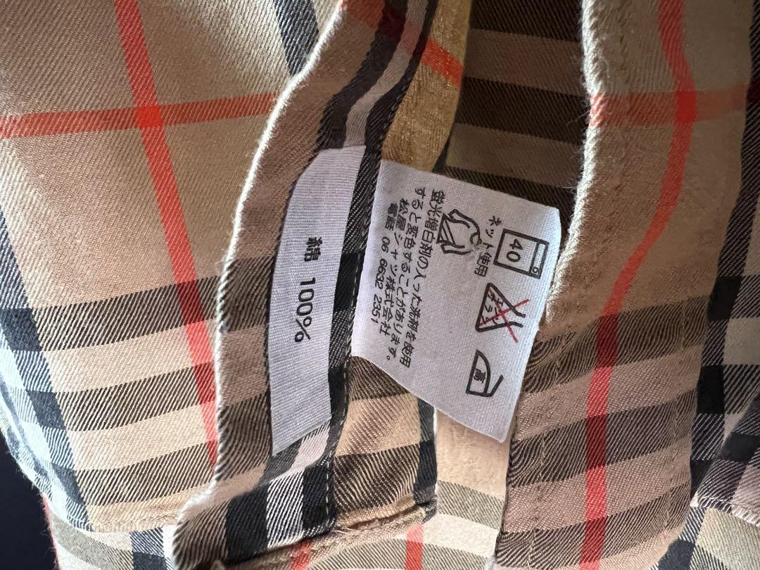 BURBERRY 美品 LONDON バーバリー ノバチェック柄 ショート