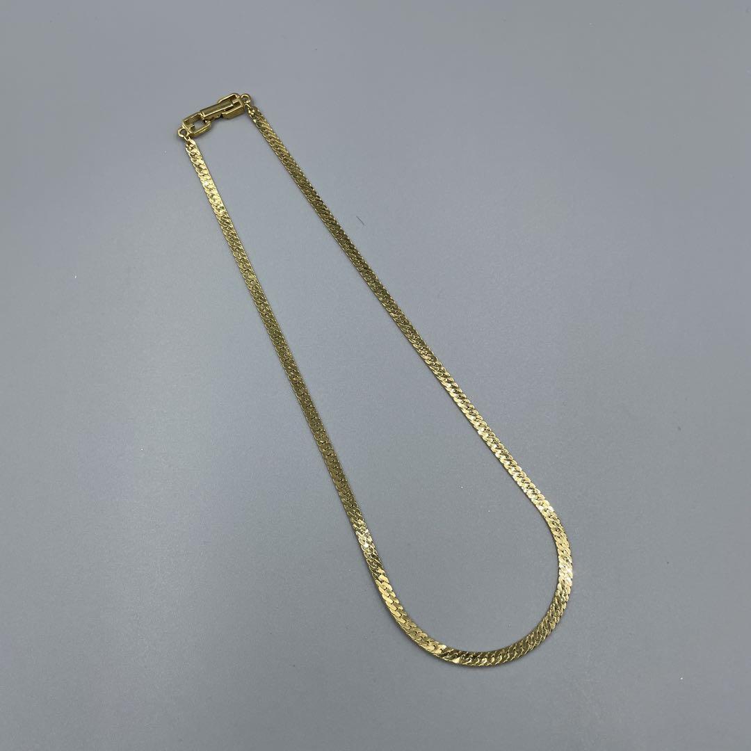 050 ジバンシー　ゴールド スリムチェーン ネックレス