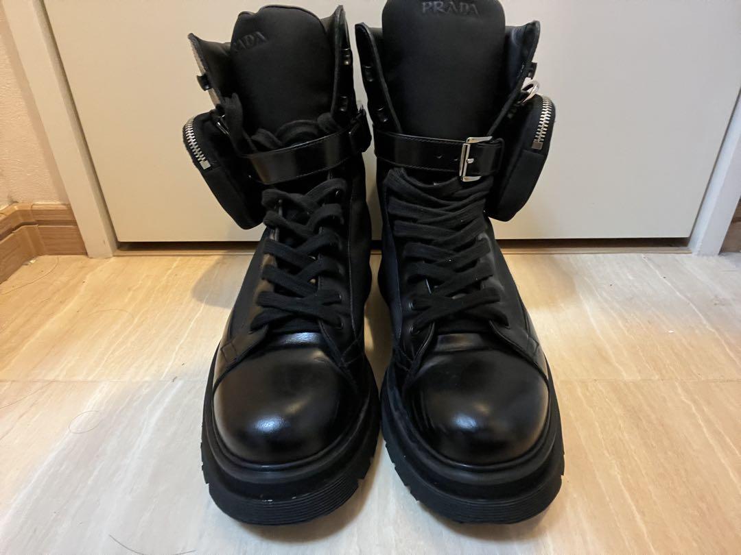 【早い者勝ち！】✨美品✨PRADA コンバットレースアップブーツ
