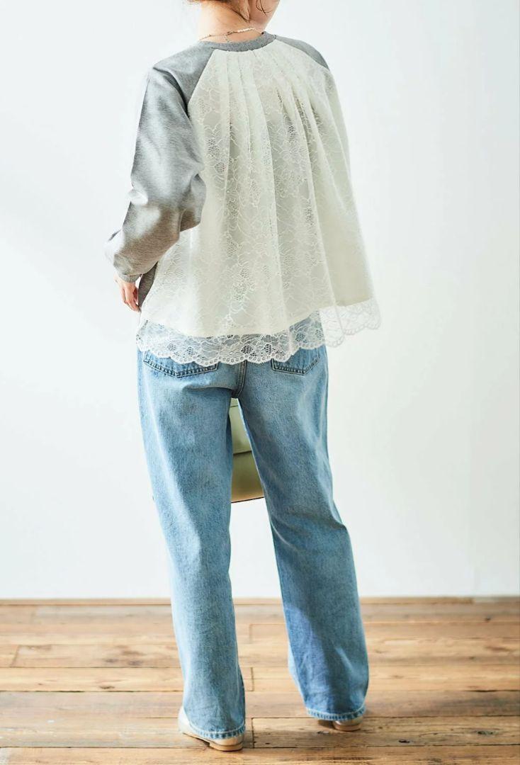 新品】ル·クール·ブラン／レースバック スウェット
