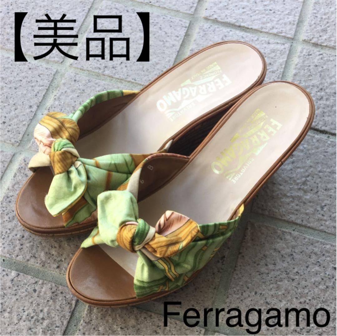【美品】フェラガモ サンダル 【美品】フェラガモ サンダル