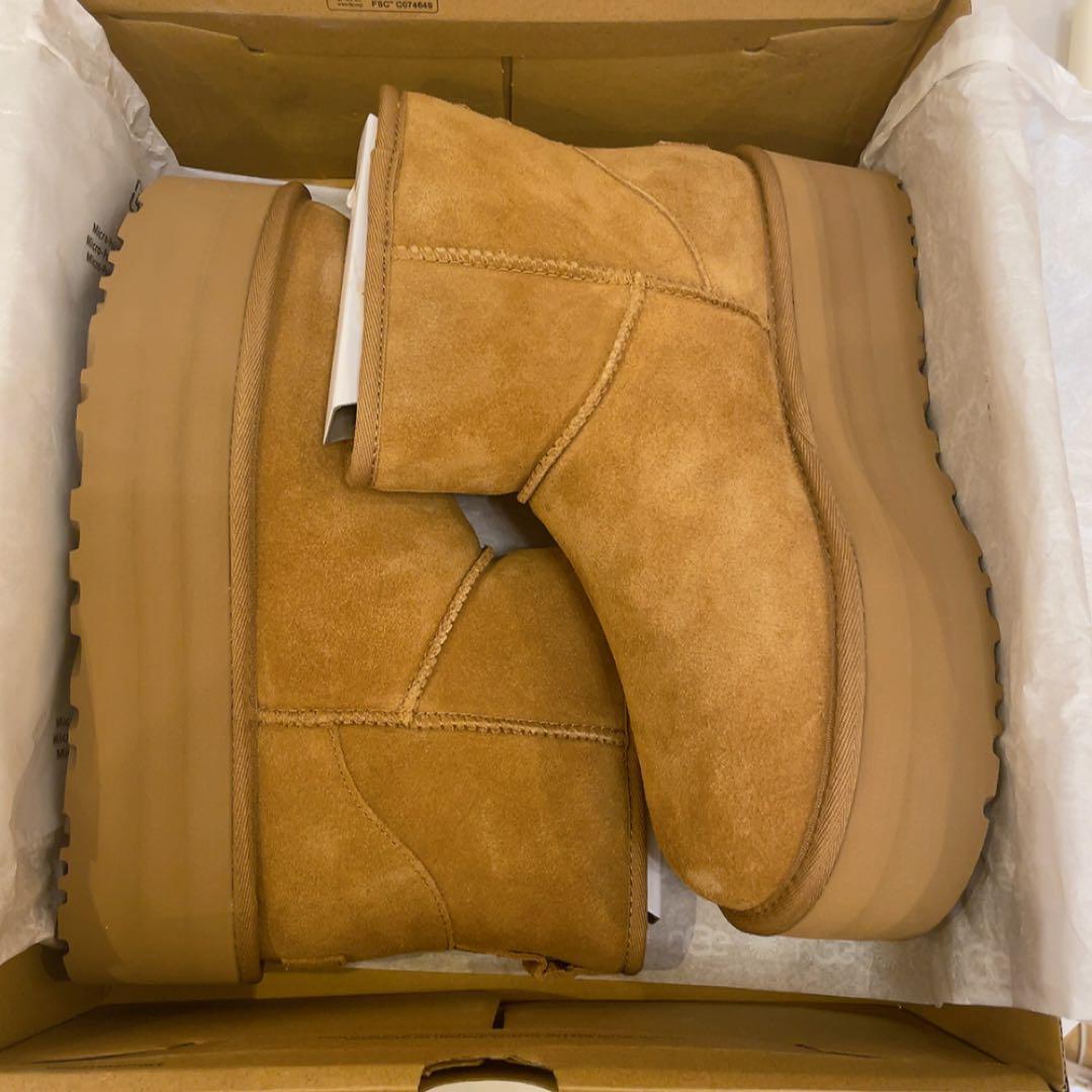 UGG アグ 厚底 クラシックミニ プラットフォーム 25 CHE チェスナット UGG アグ 厚底 クラシックミニ プラットフォーム 25 CHE チェスナット