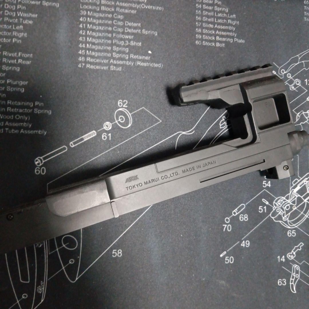 東京マルイ　p90 アッパーフレーム　プレシジョンアッパー風加工