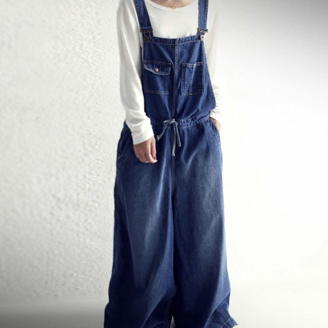 antiqua 完売品　デニム　サロペット　美品