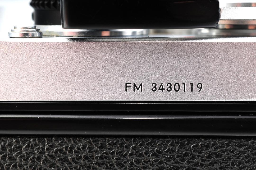 Nikon ニコン FM ボディ シルバー フィルム一眼レフ #640